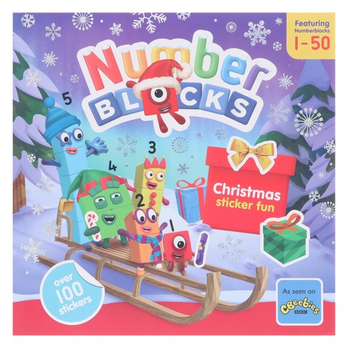 Numberblocks christmas sticker - christmas,